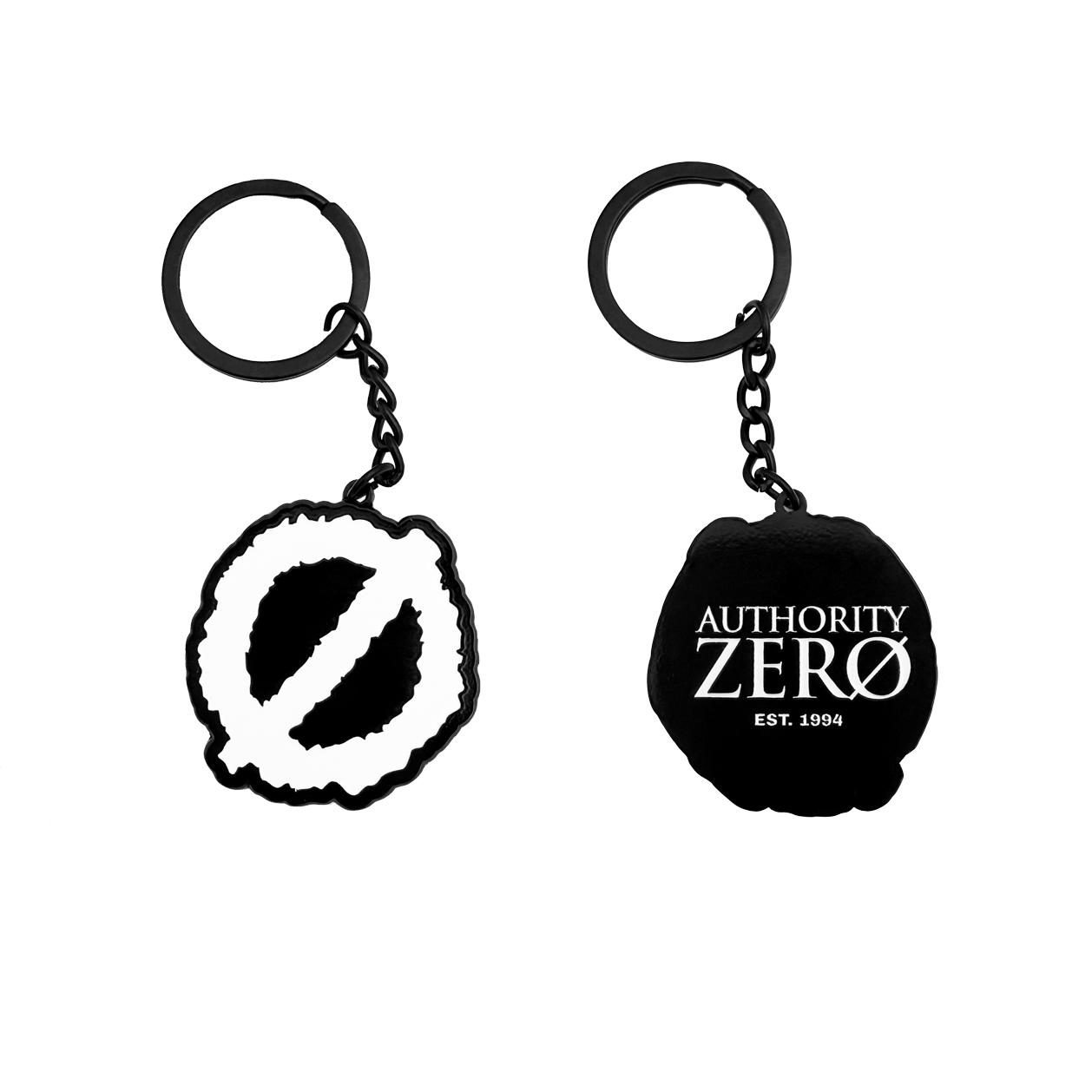 Zero Logo Enamel Keychain