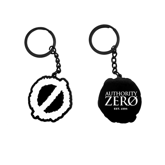 Zero Logo Enamel Keychain